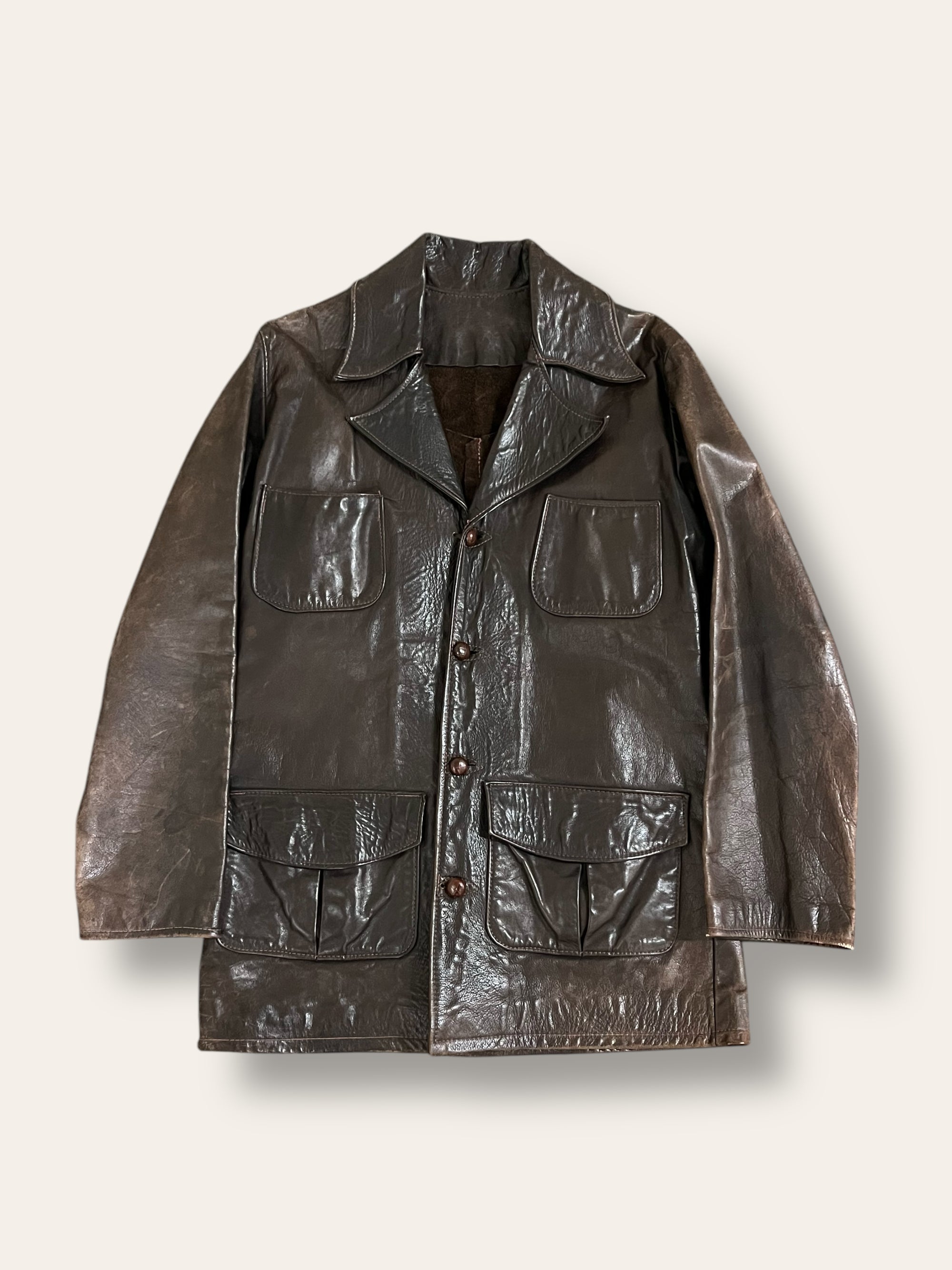Vintage 1960’s-70’s East West Musical Instruments Co. Leather Jacket