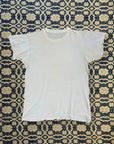 Vintage 1960’s Diamond Cotton T-Shirt | Heritage Blank Antique White Undershirt