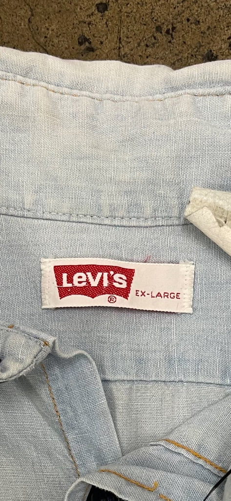 Vintage 1974 Levi’s 1974 California Stanley Mouse Chambray Shirt