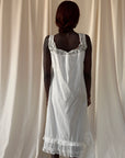 Vintage 1900’s Cotton & Lace Gauze Cotton Dress