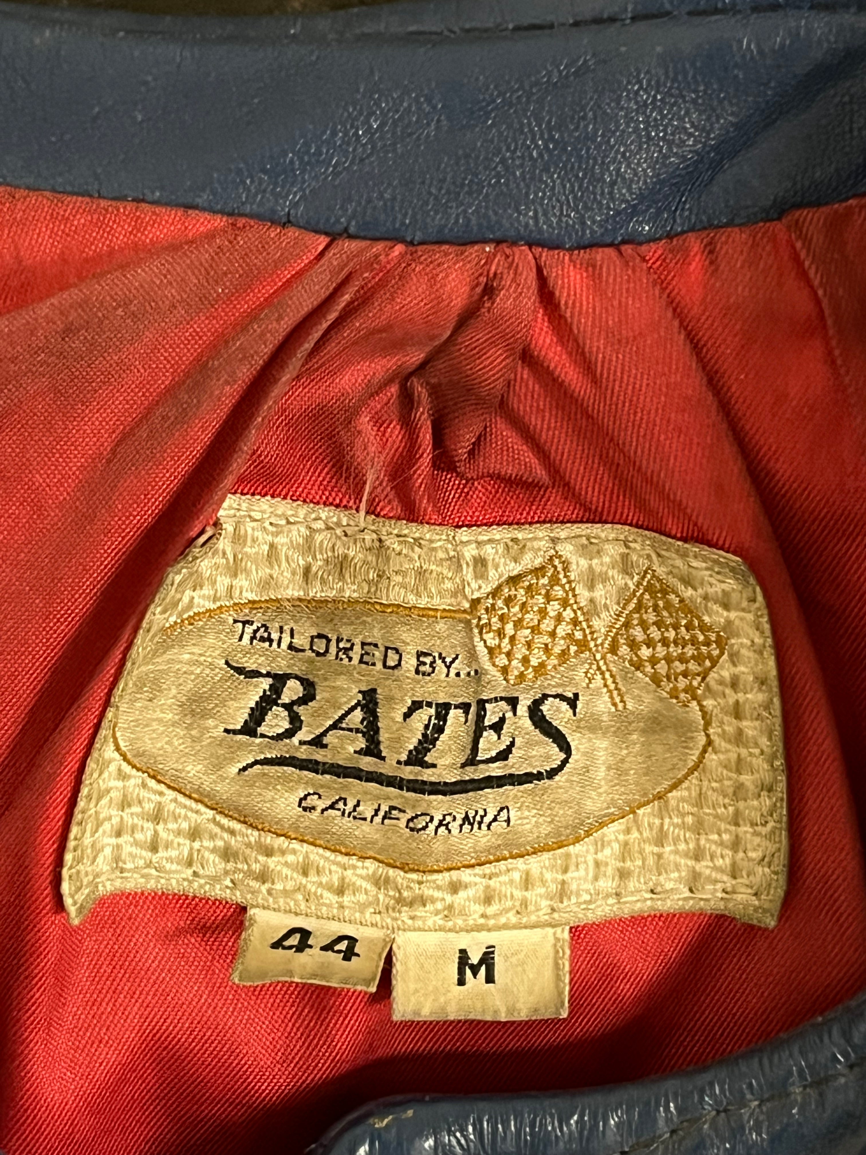 80s BATES レザーオーバーオール Vintage 1970's Bates Leather Jacket Size 44 – Afterlife Boutique