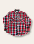 Vintage 1960’s King Kole Cotton Flannel Shirt | Plaid Workwear Shirt