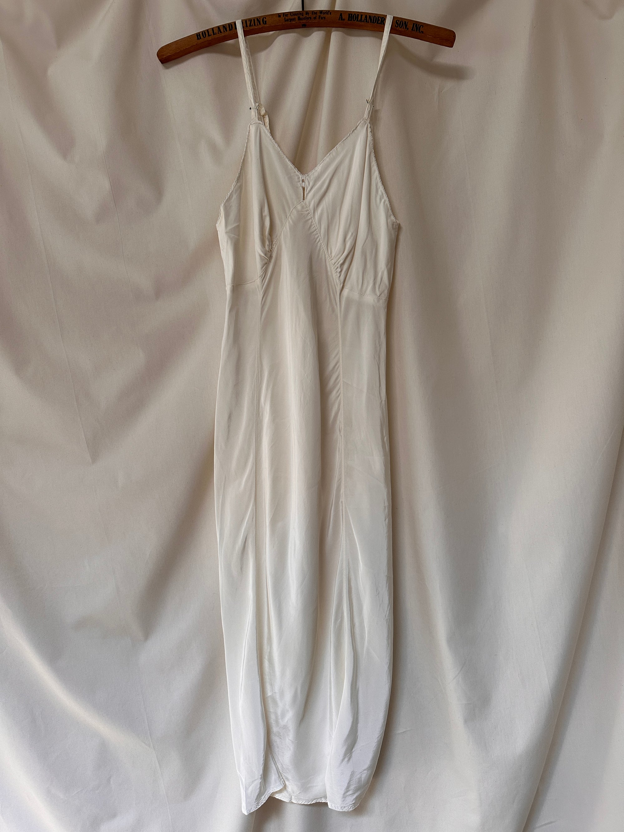 Vintage 1940’s Stardust Ivory Slip Dress