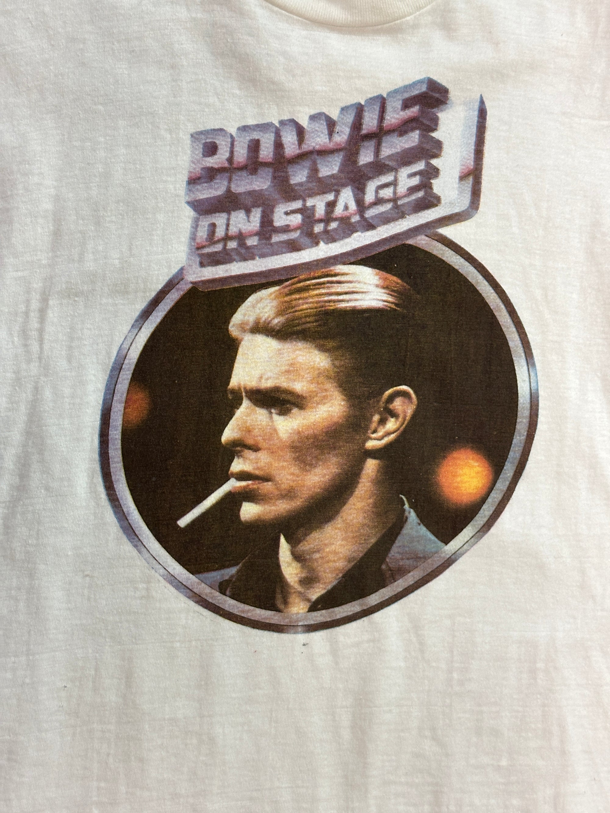 Vintage 1970’s David Bowie On Stage T-shirt