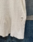 Vintage 1940’s Pilgrim Cotton T-Shirt | Heritage Blank Antique White Undershirt
