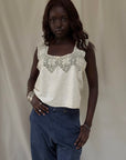 Vintage 1900s Edwardian Crochet Top | Antique Blouse Romantic Cottagecore