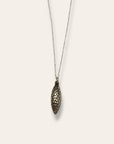 925 Sterling Silver Pine Cone Necklace | Antique Silver Charm