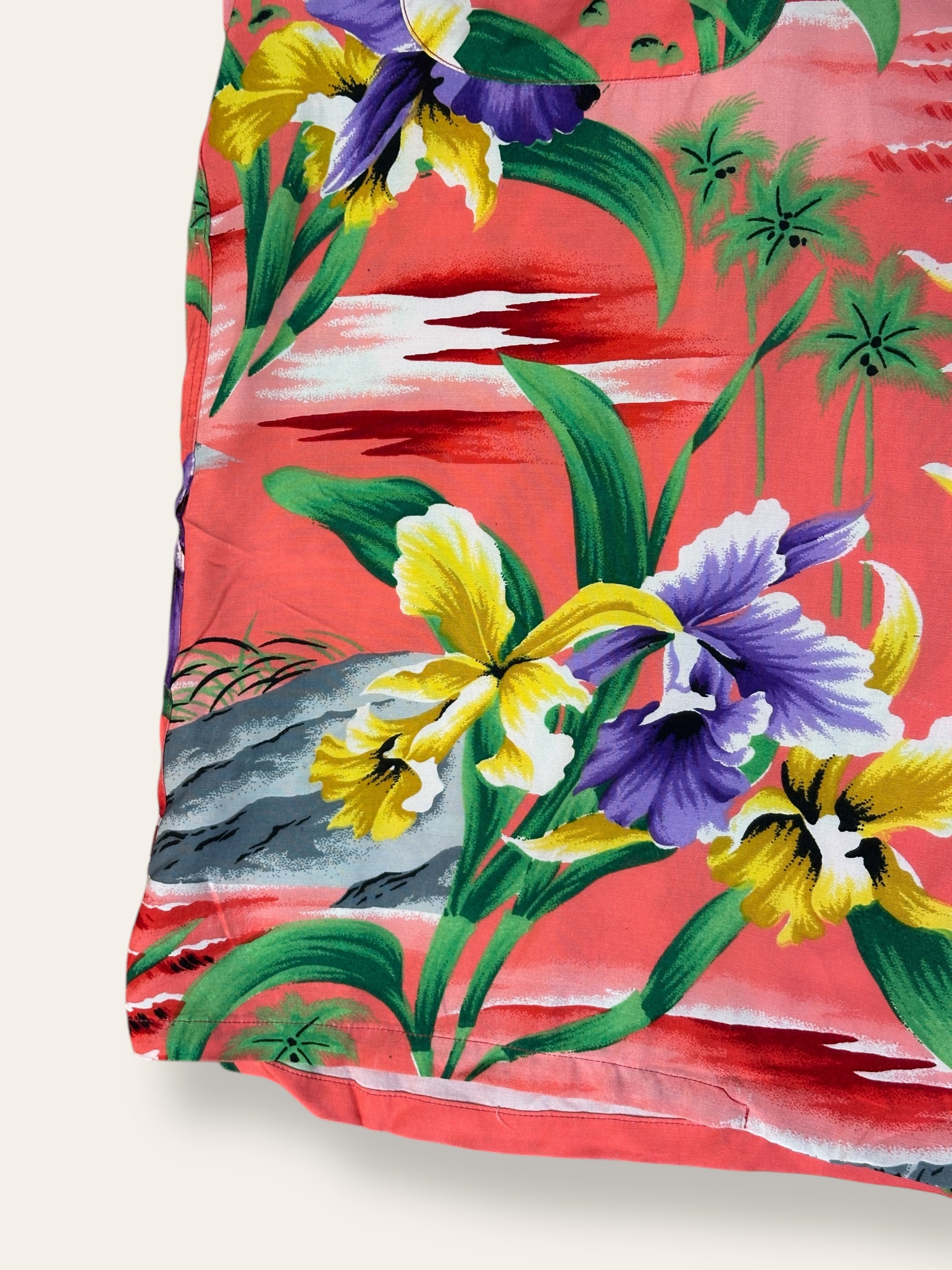 Vintage 1950’s Penney’s Made In Japan Rayon Hawaiian Shirt