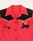 Vintage 1950’s Rodeo Embroidery Western Shirt