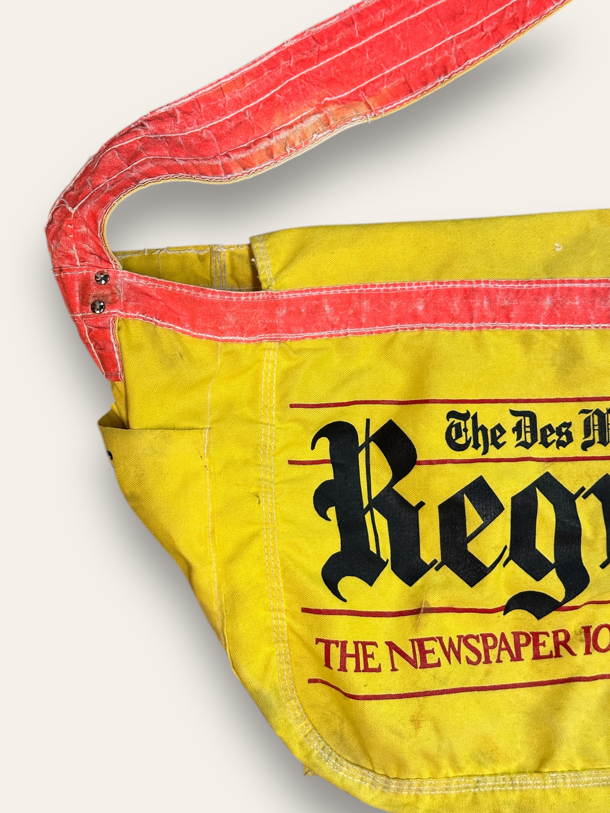 Vintage 1970’s Des Moines Register Newspaper Bag