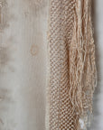 Vintage 1920’s Mesh Silk Embroidered Piano Shawl