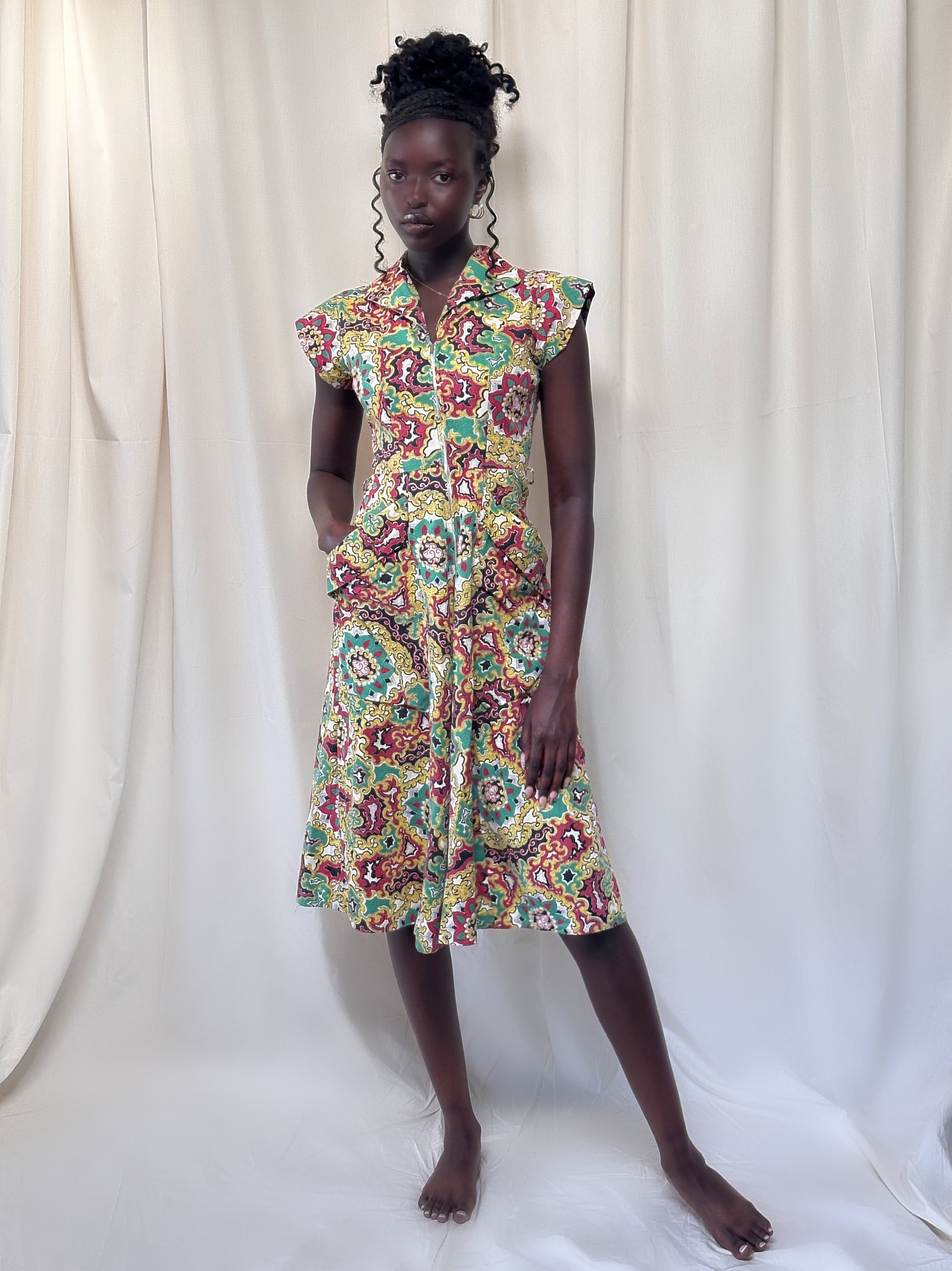 Vintage 1940’s Mode O’Day Dress