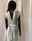 Vintage 1940’s Delicate Silk Crème Dress
