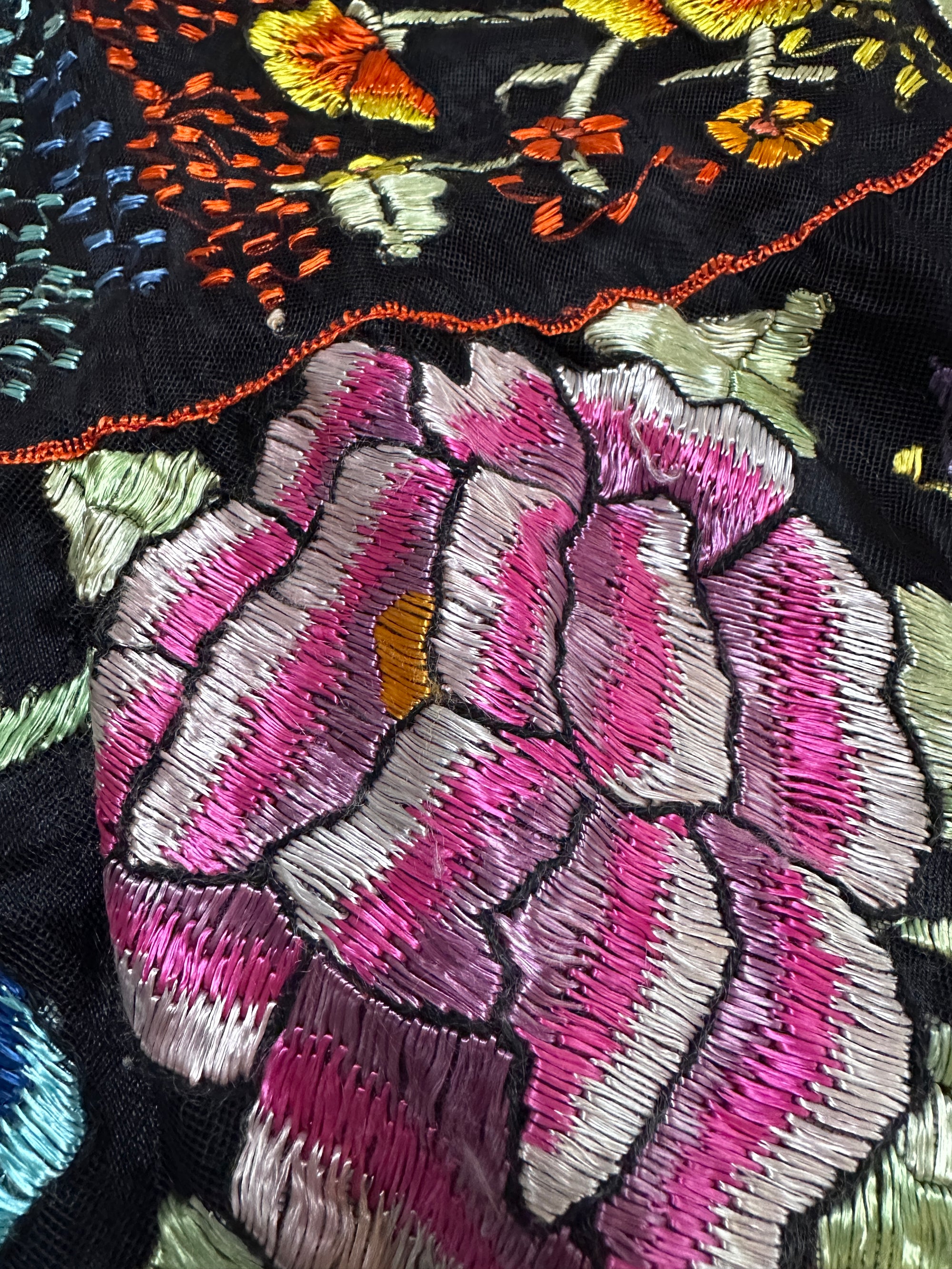 Vintage 1950’s Chiapas Hand Embroidered Skirt