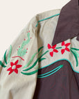 Vintage 1940’s Cactus Flower Embroidery Western Shirt
