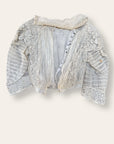Vintage Edwardian Ivory Lace Tatting Blouse