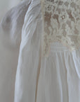 Vintage 1940’s Creme Lace Open Night Robe