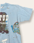 Vintage 1976 Kelley Mouse Studio Test Print T-Shirt | STUD San Francisco Bar | Grateful Dead Graphic Jester and Rose Tee | Rare 1970s Psychedelic Art T-Shirt