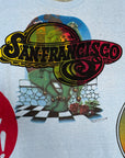 Vintage 1973 Kelley Mouse Studio Test Print T-Shirt | Hot Rod | Grateful Dead Jester and Rose Graphic | Rare 1970s Psychedelic Art T-Shirt