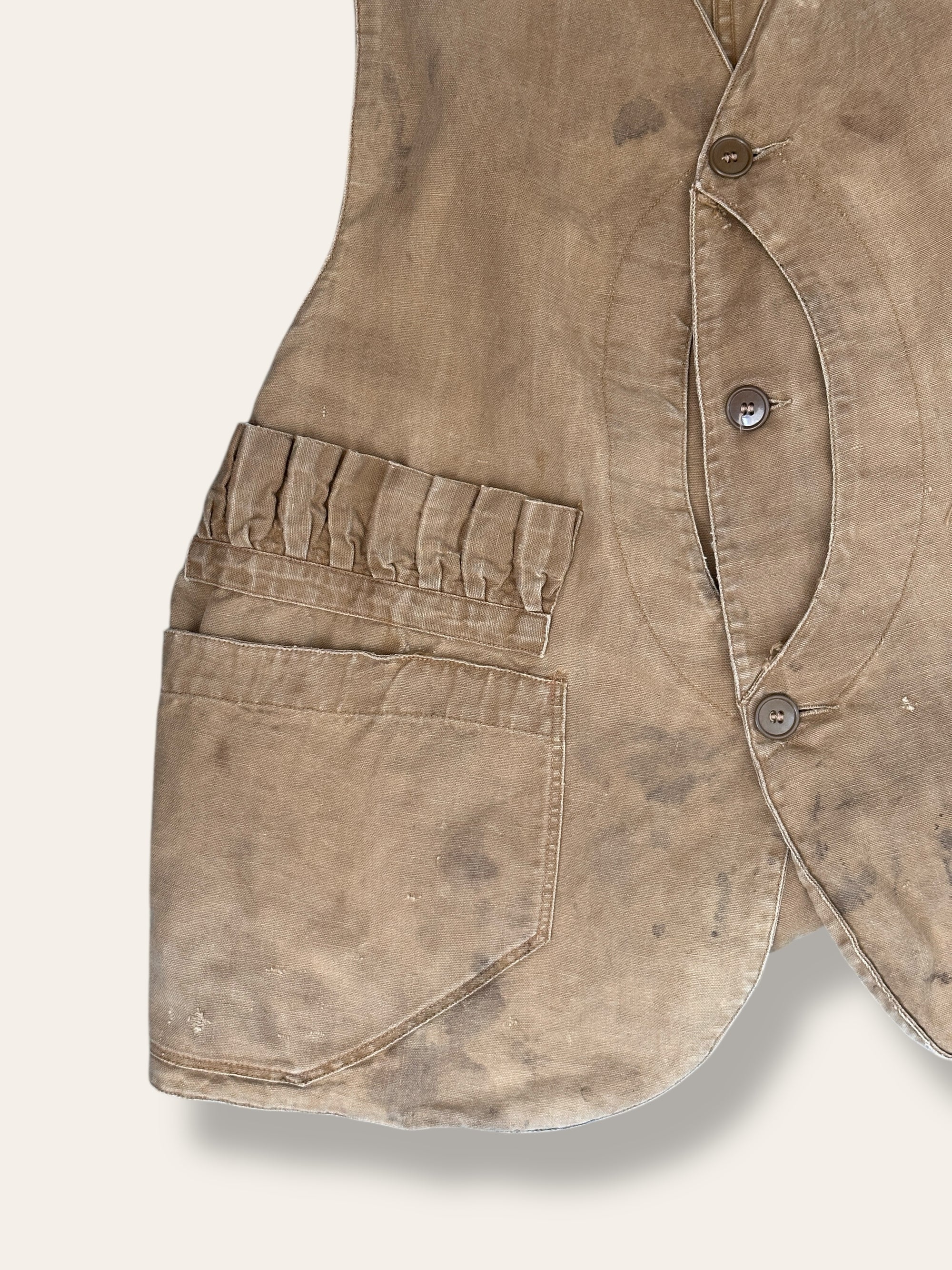 Vintage 1930’s Hudson Duxbak Half Moon Hunting Vest