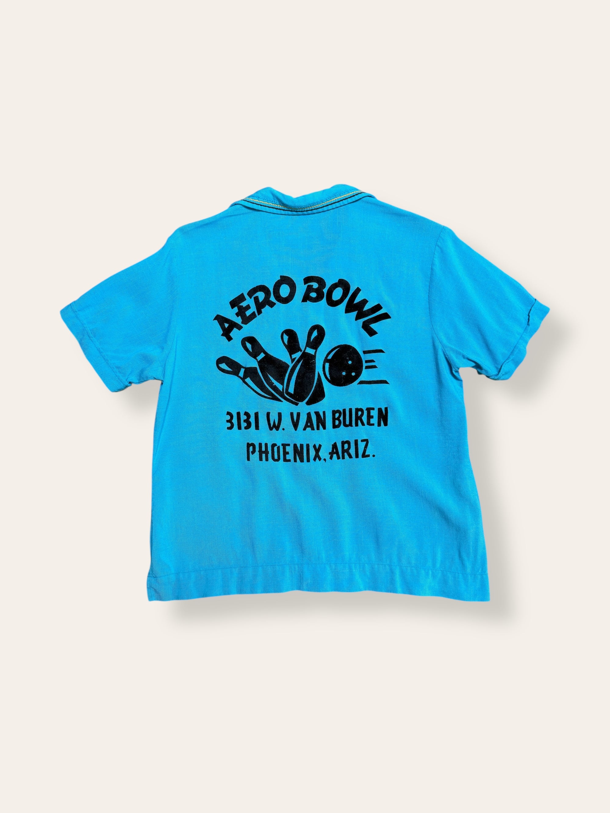 Vintage 1950’s Aero Bowl Rayon Bowling Shirt