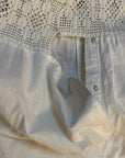 Vintage 1900’s Edwardian White Cotton Crochet Dress | Antique Tea Dress