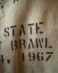 Vintage 1967 Iowa State Bowery Brawl Riot Stencil Dress