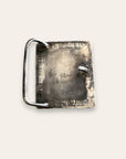 Vintage 1970’s Sterling Silver Agate Belt Buckle