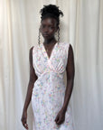 Vintage 1930’s Rayon Flower Print Slip Dress