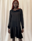 Vintage 1920’s Chiffon & Velvet Flapper Dress