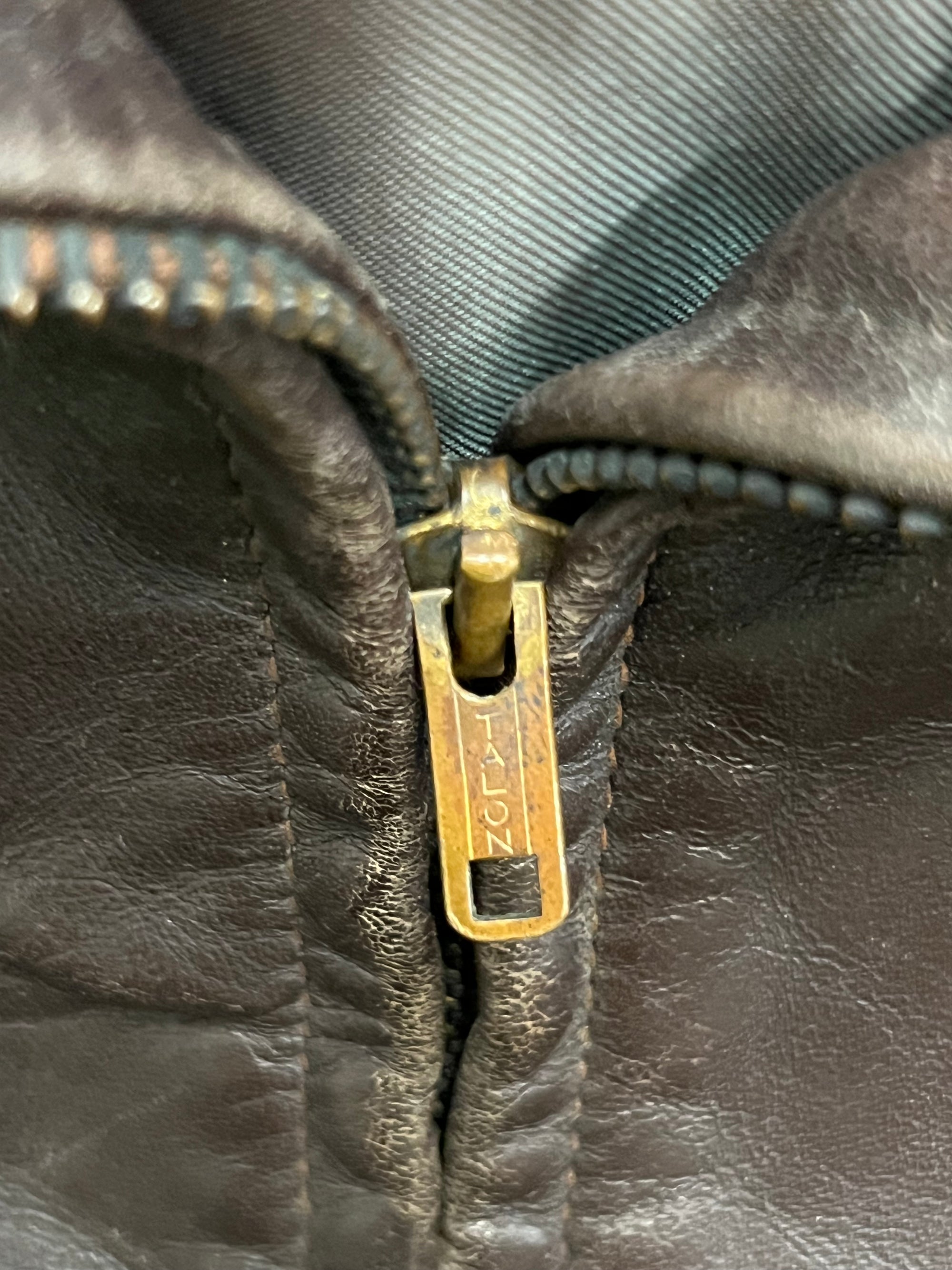 Vintage 1950’s Golden Bear Horsehide Leather Jacket