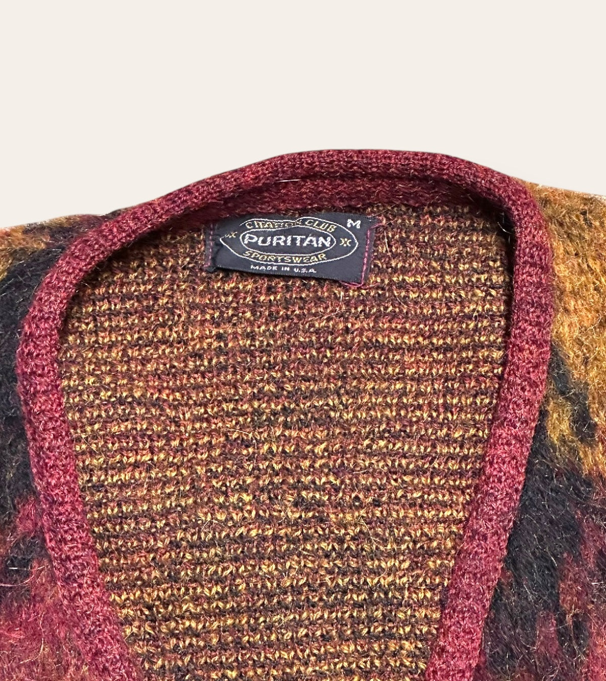 トップス 60s PURITAN Vintage Mohair Pullover Vintage 1960's Puritan Mohair Cardigan Sweater – Afterlife Boutique