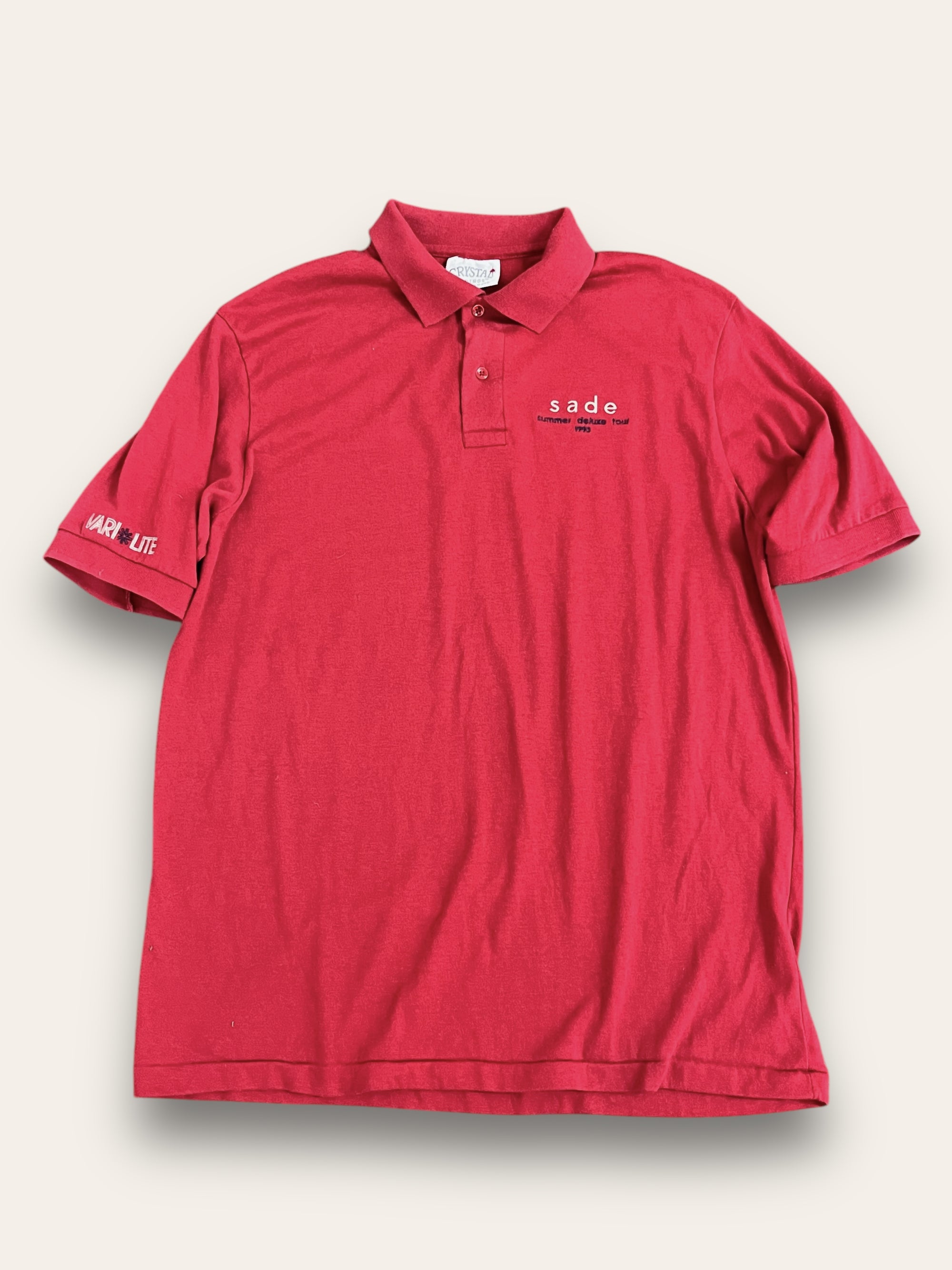Vintage 1990’s SADE Summer Deluxe Tour Crew Polo Shirt