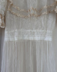 Vintage Edwardian Layed Mesh Tea Dress