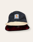 Vintage 1990’s Two Tone Carhartt Canvas Insulated Ear Flap Hat