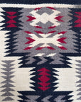 Vintage Navajo Storm Pattern Wool Weaving