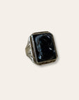 Vintage 1900’s Sardonyx Cameo 14k White Gold Ring Size 10