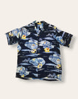 Vintage 1950s Hawaiian Shirt | Vintage Crepe Rayon Aloha Shirt
