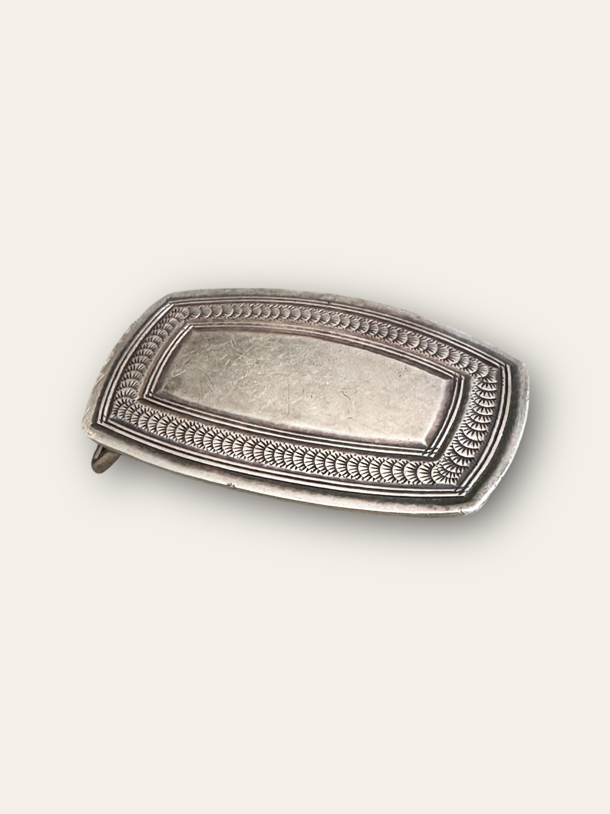 Vintage 1970’s Sterling Silver Belt Buckle