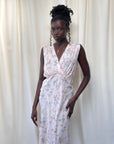 Vintage 1930’s Rayon Flower Print Slip Dress