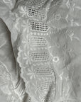 Vintage Edwardian “Deep V” Gauze Cotton Eyelet Dress