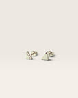 Minimal Triangle Sterling Silver Stud Earrings | Solid 925 Silver Studs