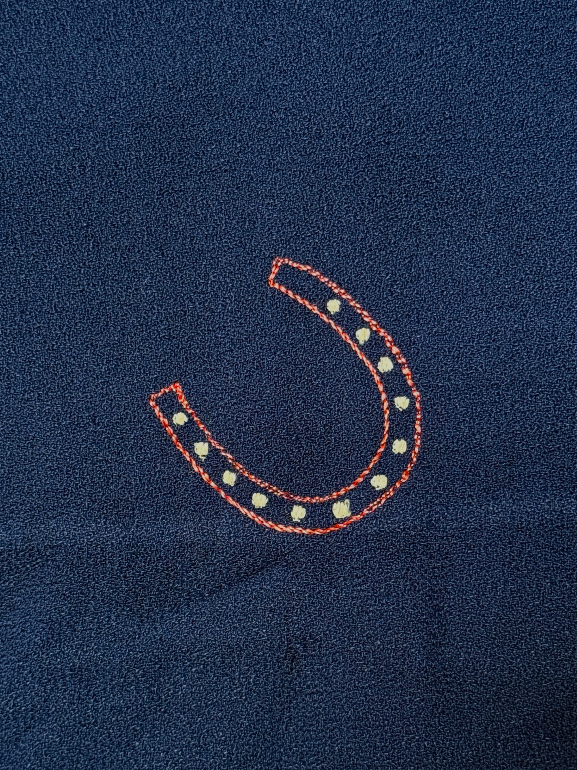 Vintage 1950’s Rayon Horseshoe Cheongsam Dress