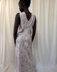 Vintage 1930’s Rayon Flower Print Slip Dress