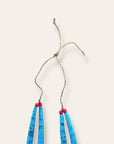 Vintage Navajo Jocla Turquoise and Shell Two Strand Necklace