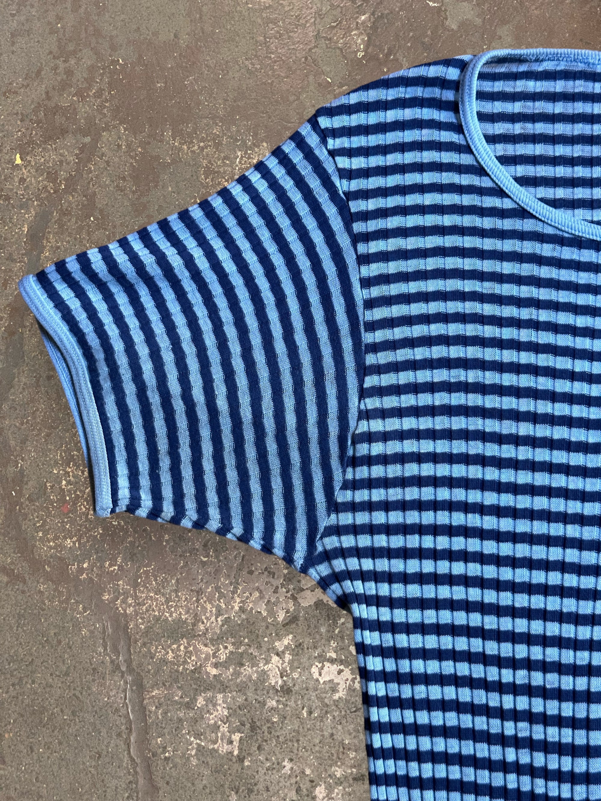Vintage 1960’s -70’s Ribbed Striped Towncraft T-Shirt