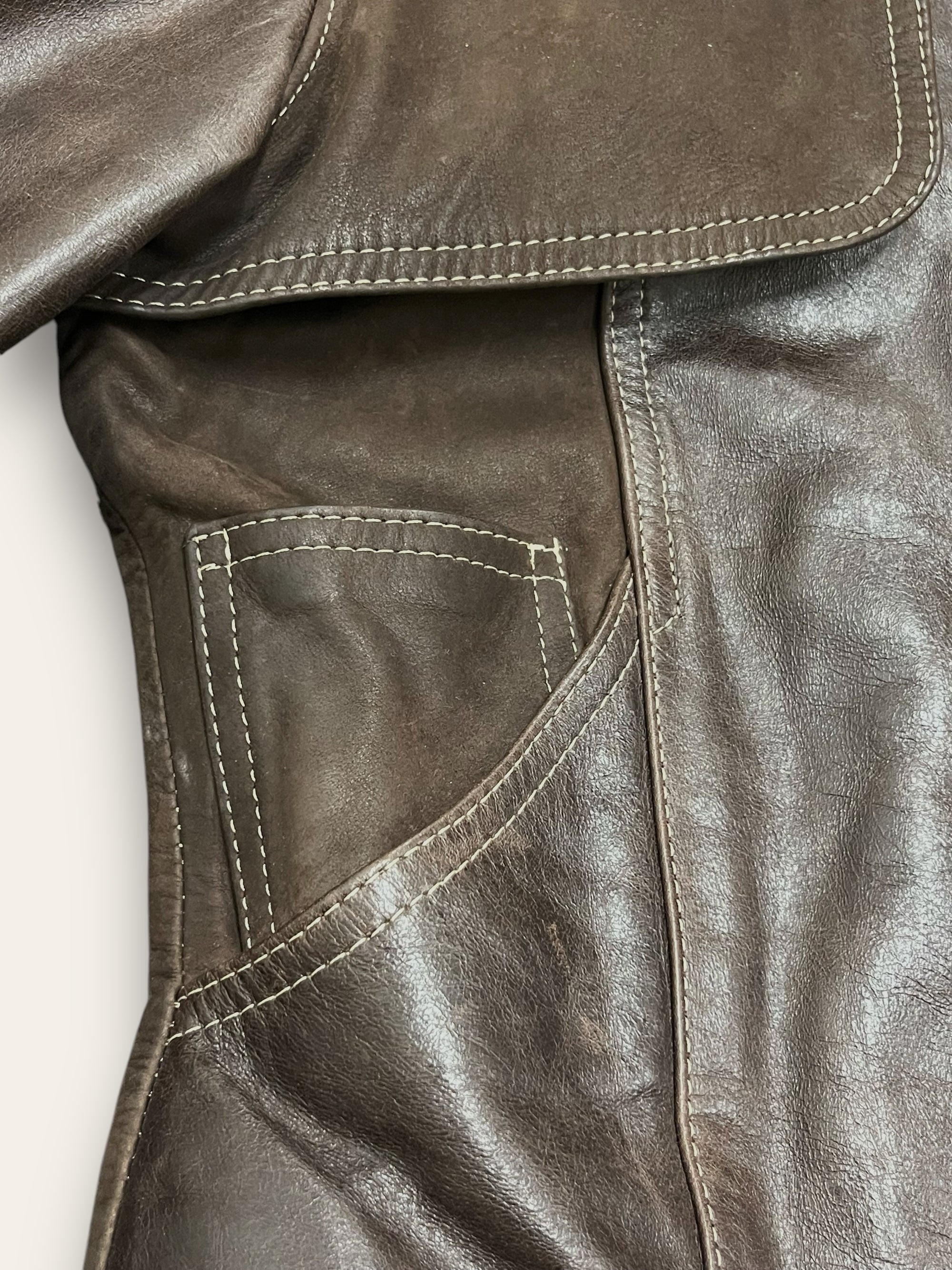 Vintage 1990’s Levi’s Sample Leather Jacket