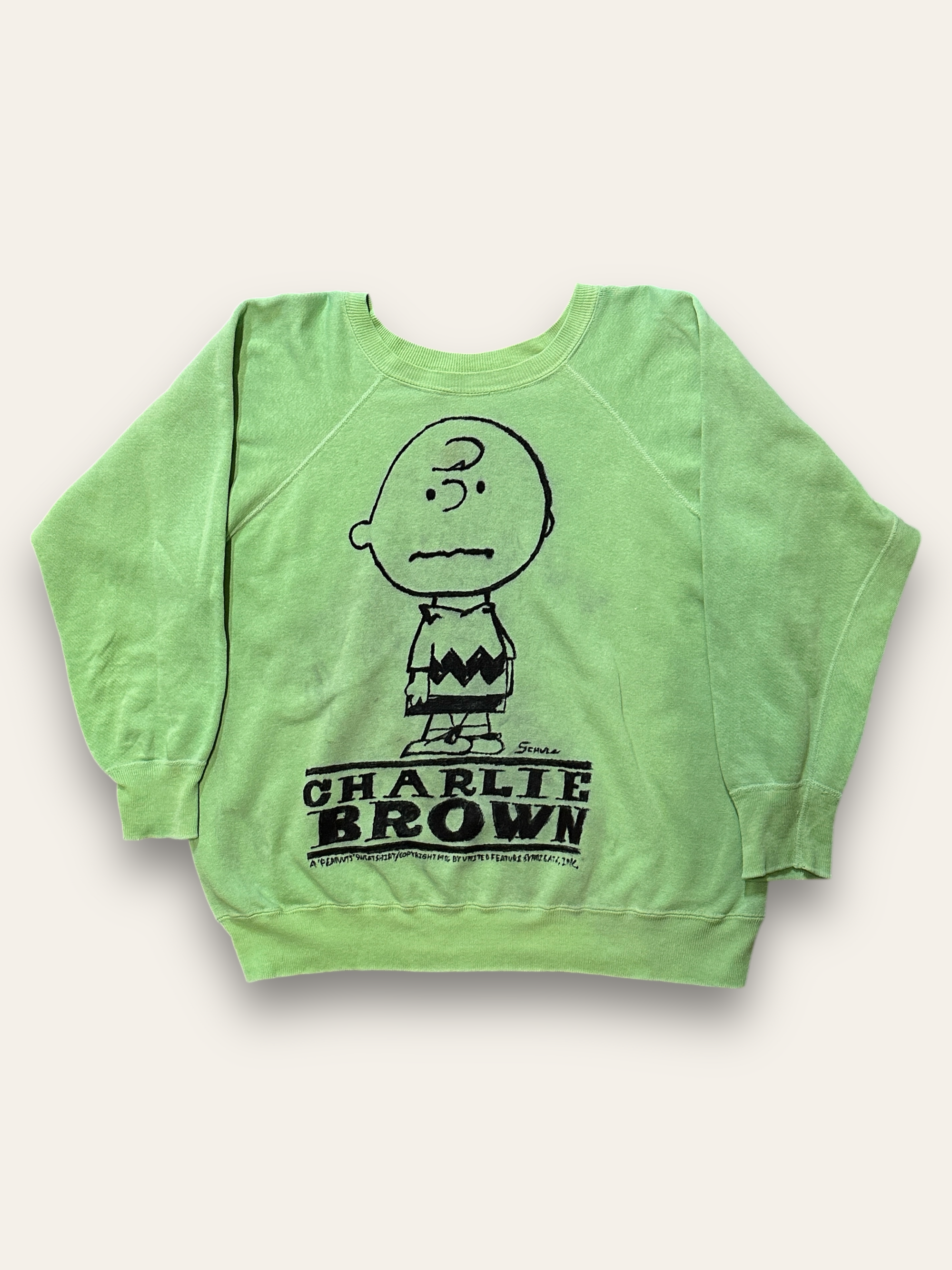 Vintage 1960’s Hand-Drawn Charlie Brown Sweatshirt