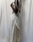 Vintage 1920’s Ecru Chantilly Lace Silk Dress