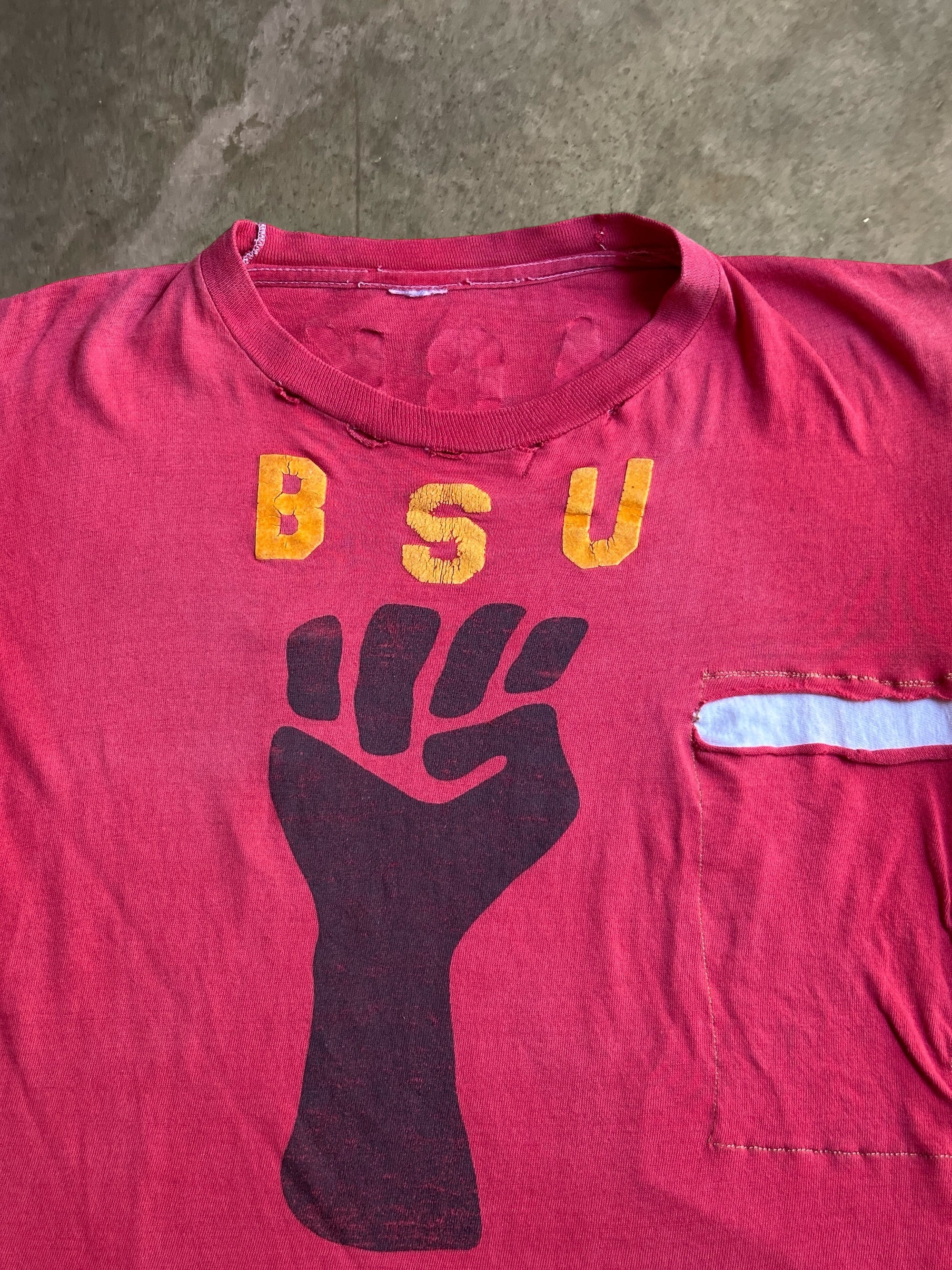Vintage 1960’s BSU Black Student Union T-Shirt